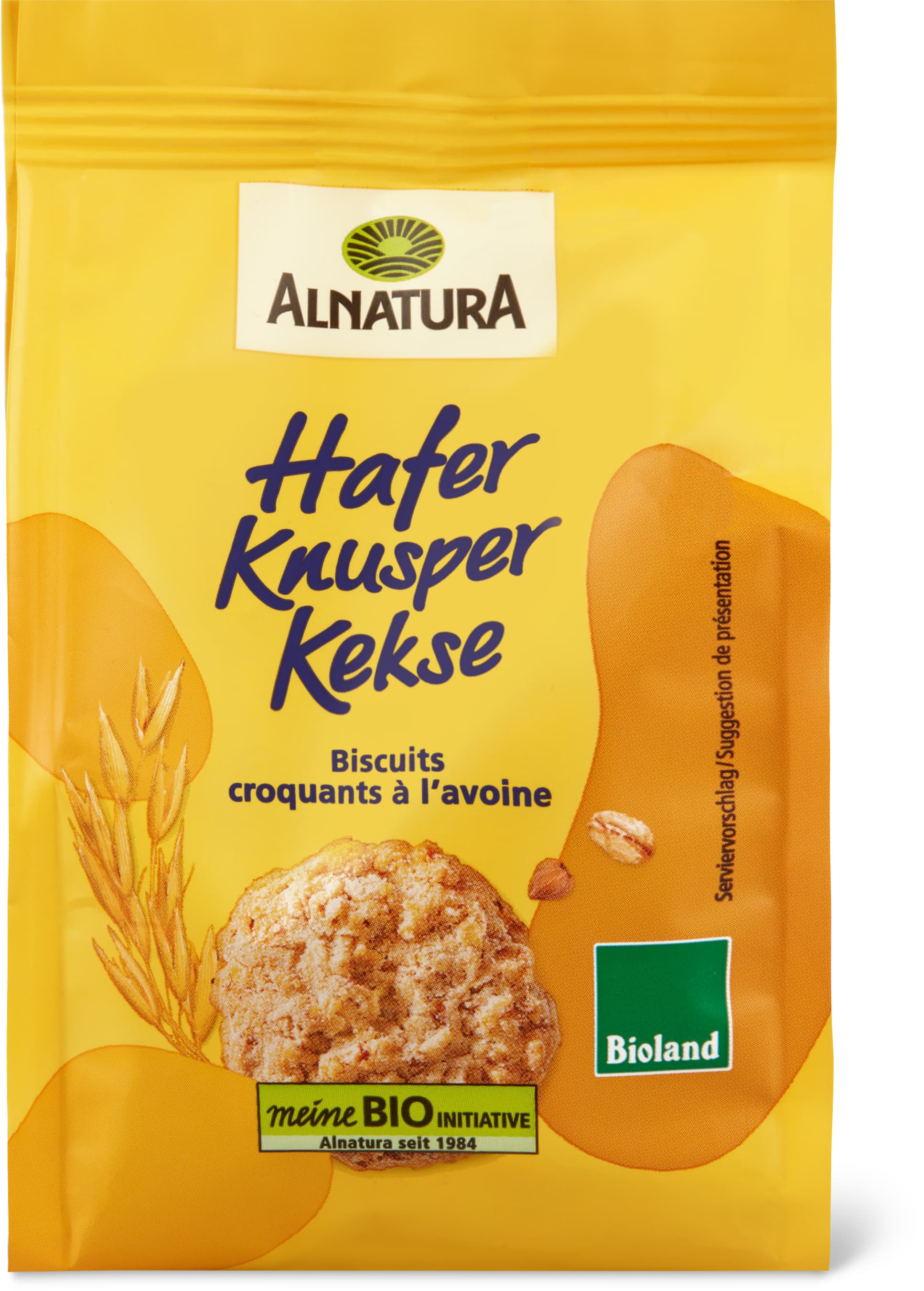 Alnatura Crispy cookies Organic, Oat 150g